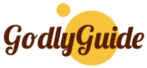 godlyguide blog logo with yellow color stylish
