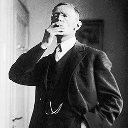 hermann hesse smoking cigarette black and white picture